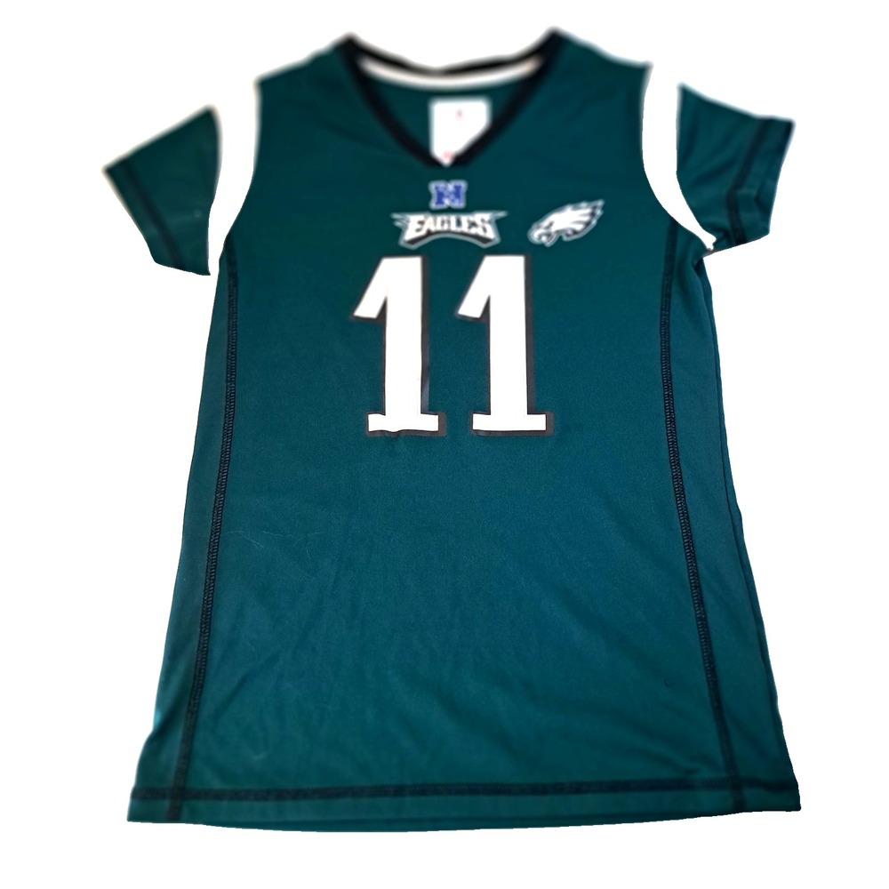 Philadelphia Eagles Carson Wentz #11 NFL Team‎ Apparel Jersey GIRLS Large 10/12